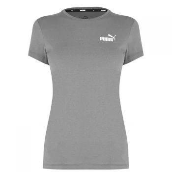 image of Puma Small Logo T Shirt Ladies - Castlerock