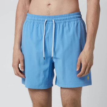 image of Polo Ralph Lauren Mens Traveler Swim Shorts - Harbor Island Blue - XL