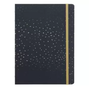 image of Filofax A5 Confetti Refillable Notebook, Charcoal Black