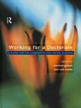Image of Working for a Doctorate by Norman Graves Book