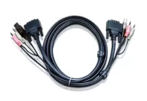 Image of ATEN DVI-D USB KVM Cable 1,8m