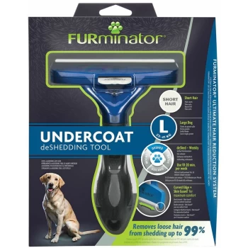 image of Undercoat Deshedding Tool For Short Hair Dog - Large - 4048422141112 - Furminator