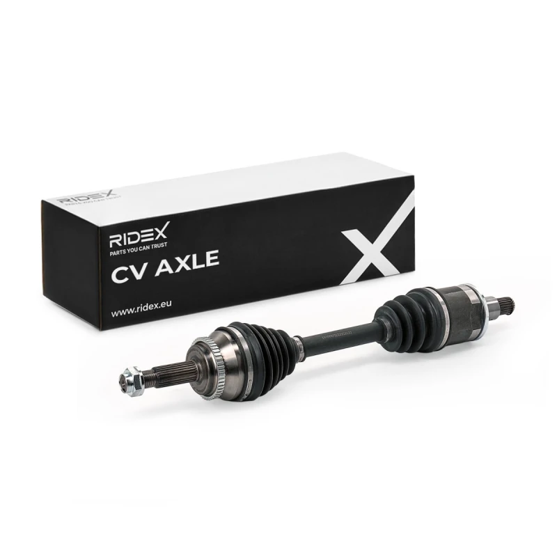 Image of RIDEX 13D1868 Drive shaft Front Axle Left, for vehicles with and without ABS Drive Shaft (13)