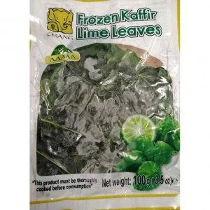 Image of Chang Frozen Whole Kaffir Lime Leaves - 100g pack