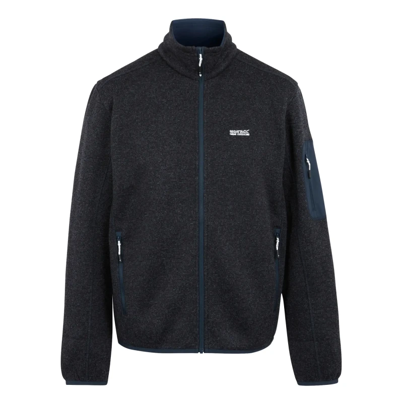Image of Regatta Regatta Men Newhill Insulating Stretch Full-Zip Fleece in Navy Size: 5X-Large Navy 5XL Male 5063516241546