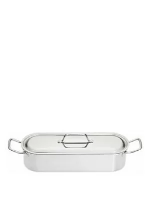 Image of Kitchencraft Stainless Steel Fish Poacher With Rack 45Cm