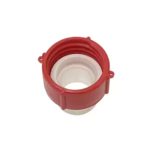 Image of Drain tap adaptor, 3/4'', red