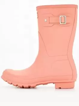 Image of Hunter Hunter Original Short Wellington Boot, Pink, Size 3, Women