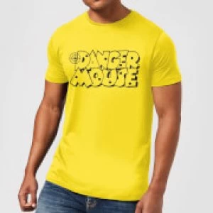 Image of Danger Mouse Target Mens T-Shirt - Yellow - L - Yellow