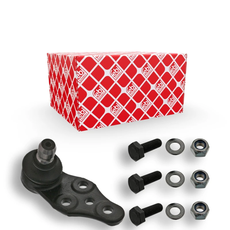 Image of FEBI BILSTEIN 41856 Ball joint Front Axle Right, with fastening/mounting material Support-/Steering Link (2462)