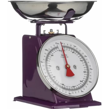 Image of Purple Standing Kitchen Scale - 5kg - Premier Housewares