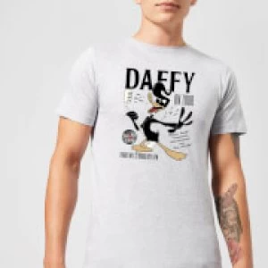Image of Looney Tunes Daffy Concert Mens T-Shirt - Grey - 3XL