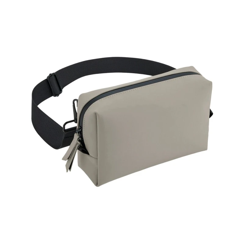 Image of Bagbase Mens Matte PU Coating Crossbody Bag in Light Pink Light Pink Male One Size