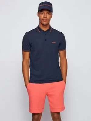 Image of Hugo Boss Athleisure Golf Paule Polo Shirt Navy Size M Men
