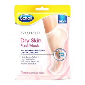 image of Scholl Expert Care Fragrance Free Hydrating Foot Mask Sock