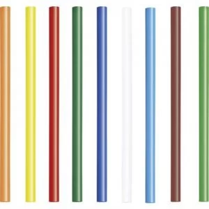 image of Steinel 006969 Hot melt glue sticks 7mm 150 mm Multi-colour (gradient) 96g 16 pcs