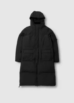 Religion Mens Explorer Parka Jacket In Black Oyster