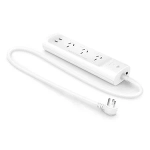 TP-LINK (KP303) Kasa Smart WiFi Power Strip 3 Outlets 2 USB App/Voice Control Surge Protection UK Plug