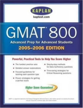 Image of Gmat 800 by Kaplan Interactive Paperback