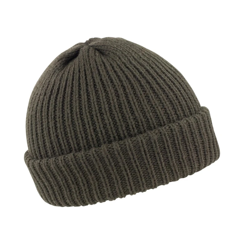 Image of Result Result Men Whistler Beanie in Dark Olive Dark Olive One Size Male 5063470679508