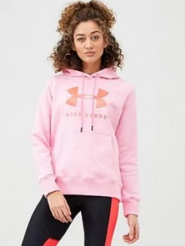 Image of Urban Armor Gear Rival Fleece Sportstyle Graphic Hoodie - Pink, Size XS, Women
