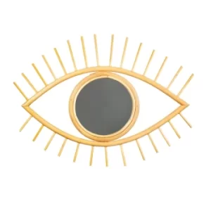 Image of Sass & Belle Rattan Eye Mirror