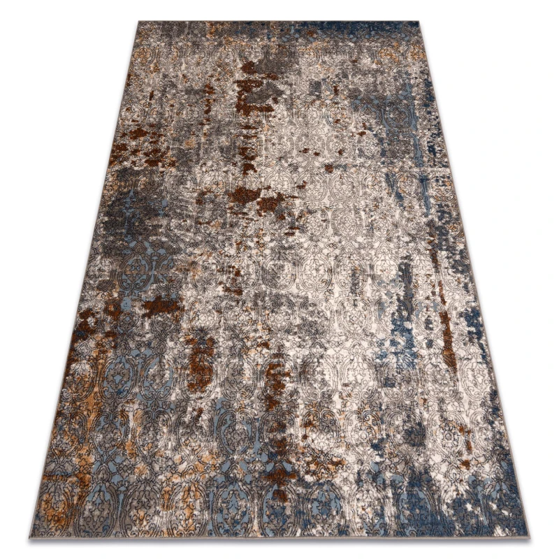 Image of RugsX Carpet Wool Nain Ornament Vintage 7700/51622 Beige / Navy / Terracotta 120X170 Cm