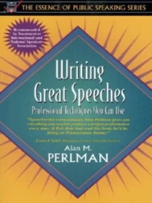 Image of Writing great speeches by Alan M Perlman