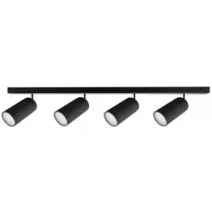 Image of Keter Eye Ceiling Spotlight Bar Black, 60cm, 4x GU10