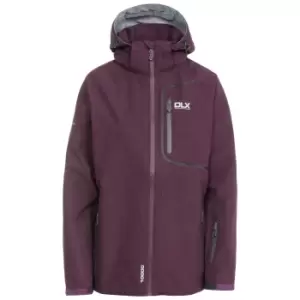 image of Trespass Womens/Ladies Gita II Waterproof Shell Jacket (XXS) (Blackberry Marl)