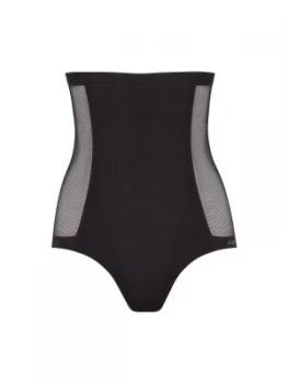 Image of DKNY Modern lights shaping hi waist briefs Black