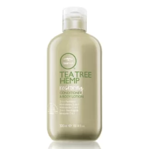 image of Paul Mitchell Tea Tree Hemp Restoring Conditioner and Body Lotion 300ml