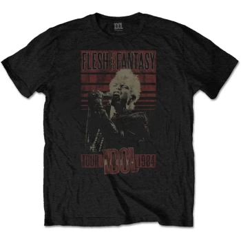 Image of Billy Idol - Flesh Unisex Large T-Shirt - Black