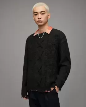 Image of AllSaints Hennet Crew Jumper