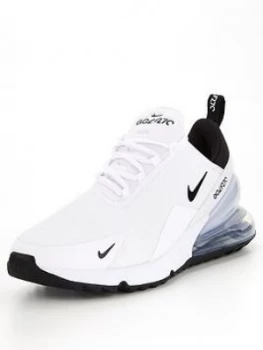 Image of Nike Golf Air Max 270 G - White/Black, Size 11, Men