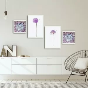 Image of 4PBCT-08 Multicolor Decorative Framed MDF Painting (4 Pieces)