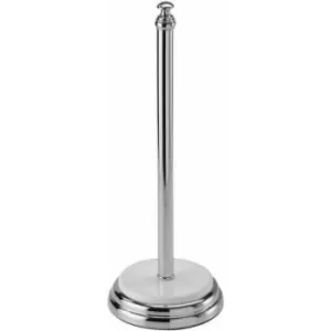 Showerdrape - Opera Freestanding Spare Paper Holder, Chrome - Chrome/White