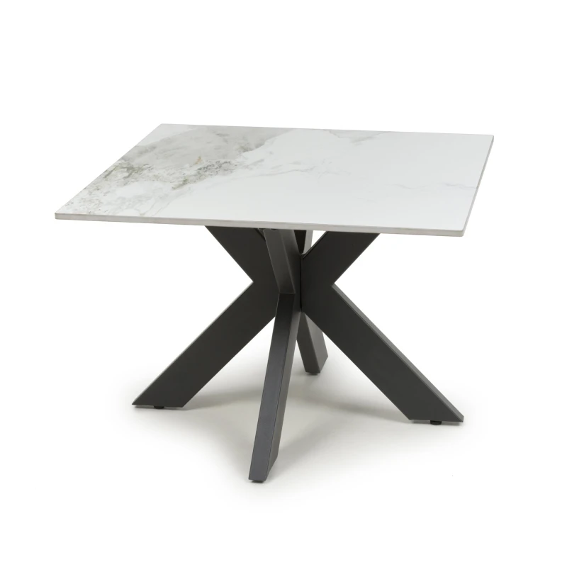 Image of Shankar Toronto Square Ceramic End Table White unisex 65x45x65