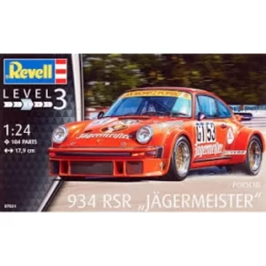 image of Porsche 934 RSR J&auml;germeister 1:24 Revell Model Kit