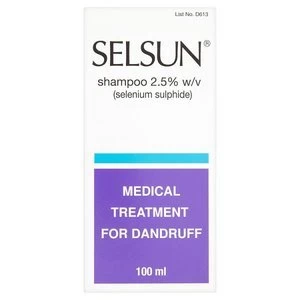 Image of Selsun Anti- Dandruff Treatment Shampoo - 100ml