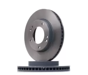 Image of FEBI BILSTEIN Brake disc 108452 Brake rotor,Brake discs KIA,SORENTO I (JC)