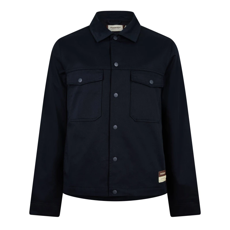 Image of Farah Dillinger Jacket - Blue Blue S