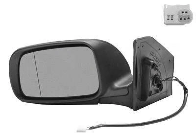 Image of VAN WEZEL 5307827 Wing mirror * HAGUS * Left, Heatable, primed Outside Mirror (50)