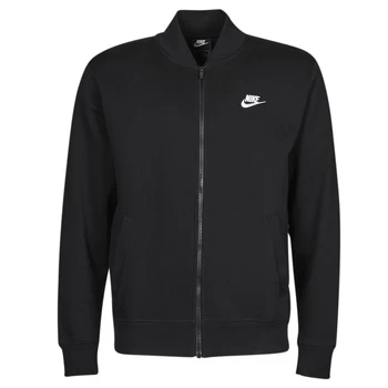 image of Nike NSCLUB BOMBR JKT BB mens Sweatshirt in Black - Sizes S,M,L,XL,XS,UK S,UK M,UK L,UK XL