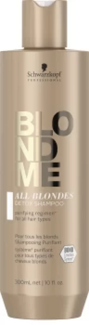 image of Schwarzkopf Professional BlondMe All Blondes Detox Shampoo 300ml