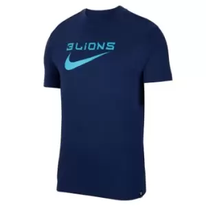 Image of Nike England Swoosh Top 2022 2023 Womens - Blue