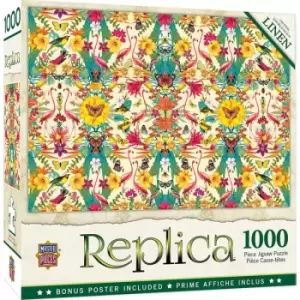 Image of Masterpieces Puzzle Replica Flamingos Puzzle 1000 piece Jigsaw Puzzle