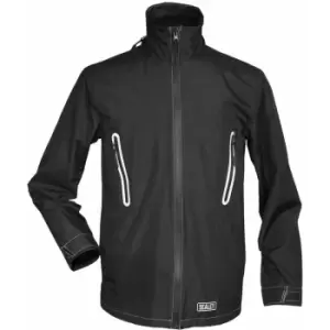 image of Sealey - Heated Rain Jacket 5V - 50 Chest Extra-Large WPHJ04