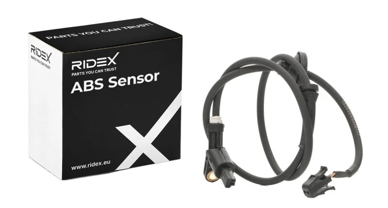 Image of RIDEX 412W0182 ABS Sensor Rear Axle both sides Sensor,wheel speed (412)