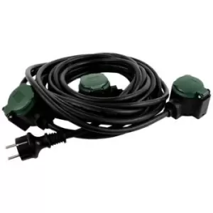 image of REV 0017103512 Current Cable extension 16 A Black, Green 10 m